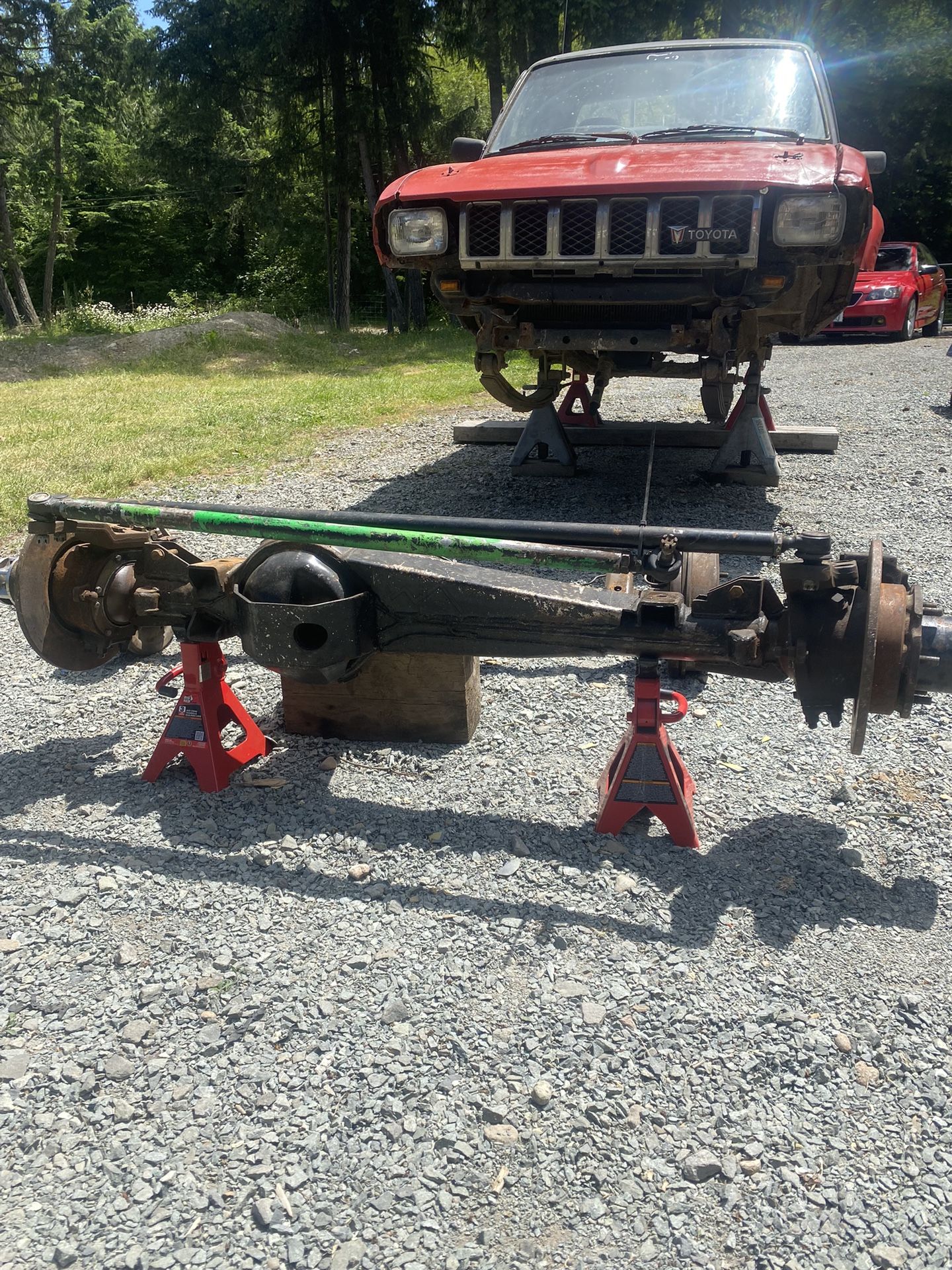 Toyota Straight Axles Set