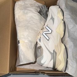 Men New Balance 9060 Sea Salt Shoes Size 10 Brand New W Extra Gray Laces
