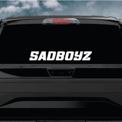 Sadboyz Car Decal Sticker Vinyl Window Windshield Banner JDM Racing Truck