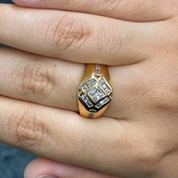 14K Gold Diamond Ring