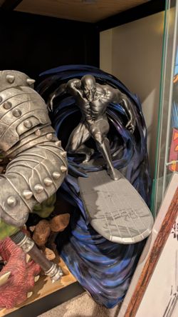 custom silver surfer statue