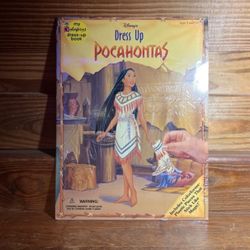 Disney's Dress Up Pocahontas by Colorforms Ages 3 and Up Sealed