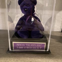 Princess English rose beanie baby