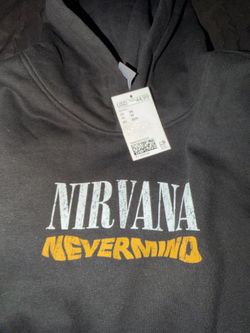 Nirvana men hoodie size Sxmall hm for men