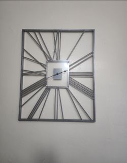 Modern Metal Wall Clock