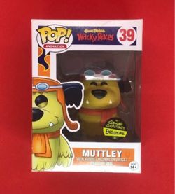 Funko Pop Gemini Exclusive Hannah Barbera Wacky Races FLOCKED MUTTLEY #39