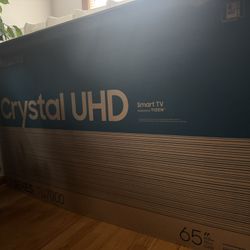 Samsung 65" Crystal UHD 4K Smart TV 