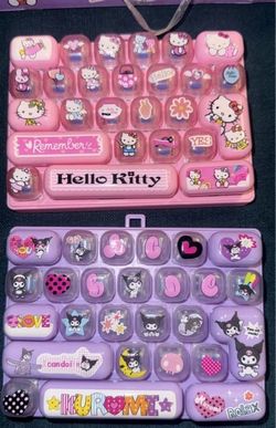 Hello kitty & kuromi keyboard clicker fidget