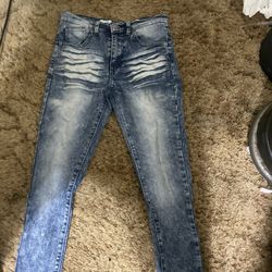Boys Blue And Navy Jeans 