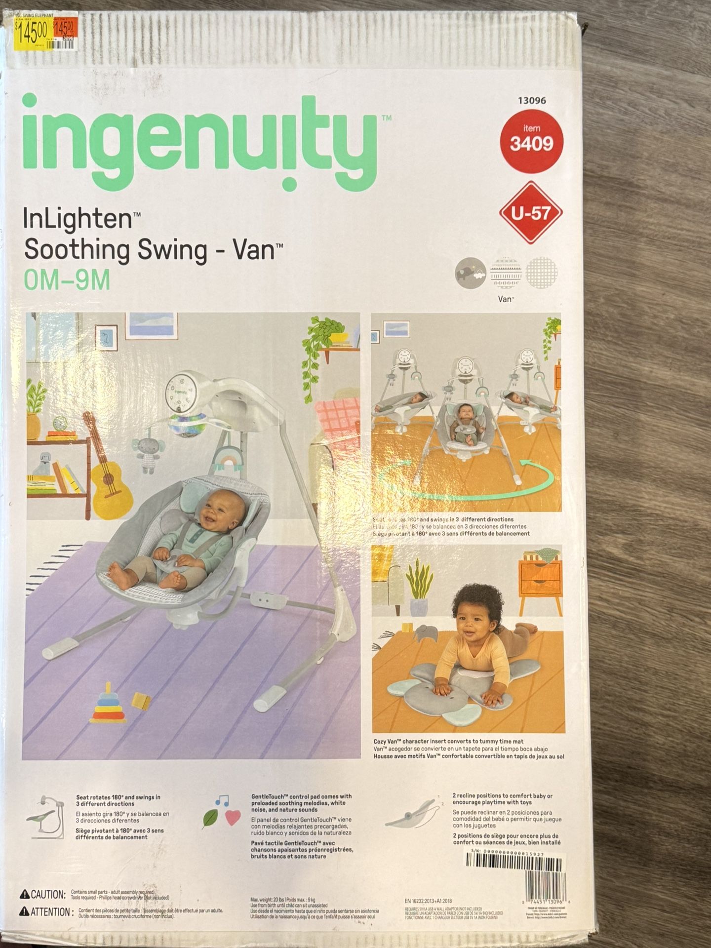 InLighten Sootthing Swing- Van