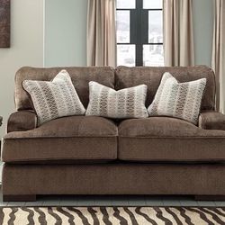 New Ashley Furniture Deep Seat Oversize Loveseat Delivery Available 