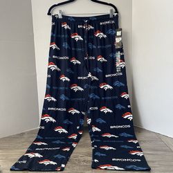 Denver Broncos NFL Football Men’s PJ Lounge Pants Medium NWT