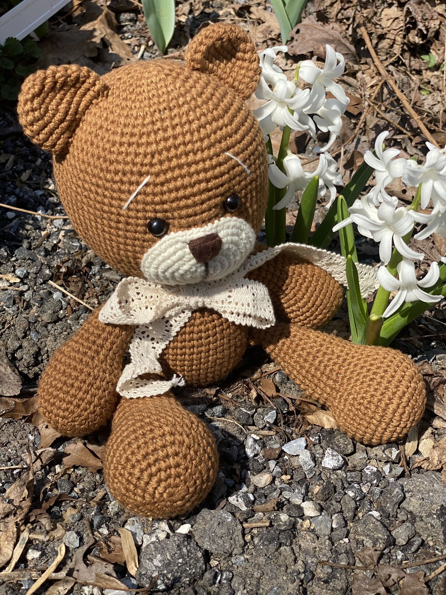 Crochet Teddy Bear Toy Handmade