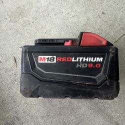Milwaukee M18 Red Lithium HD High Output HD9 9.0 AH