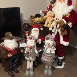 Santa and Helpers