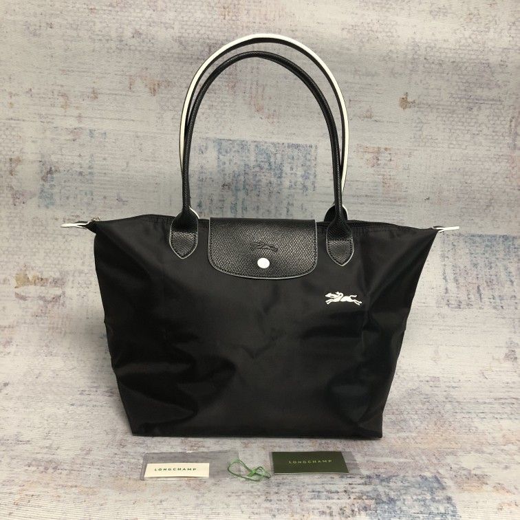 Longchamp Le Pliage 70th Anniversary Tote Bag size large Black