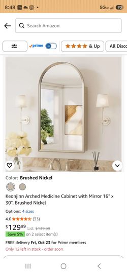 Arch medicine cabinet
