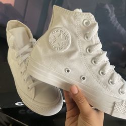 All White Converse