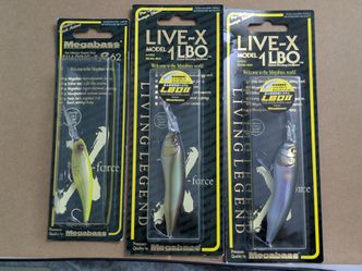 Megabass Model 1 LBOsl and Shading X R62