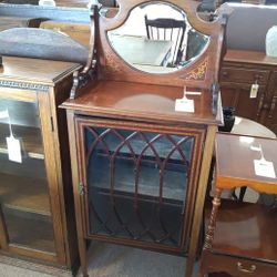 Mahogany Music Cabinet