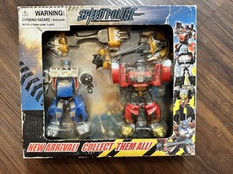 Factory Sealed Vintage Original Speed Police Transformer Action Figures