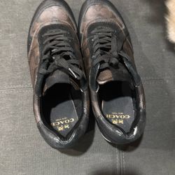 COACH .  WOMEN LEATHER SNEAKERS 