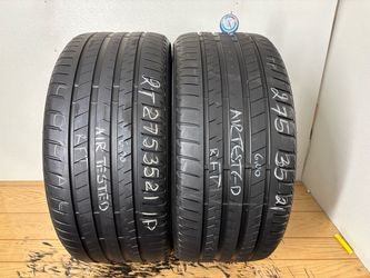 2 tires 275 35 21 Bridgestone alenza 001 Run flat