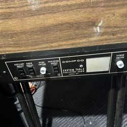 Vtg Compco Custom table Projector Audio Model 871