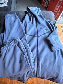 Nike Tech Fleece Full Suit Blue – Size 4XL Tall