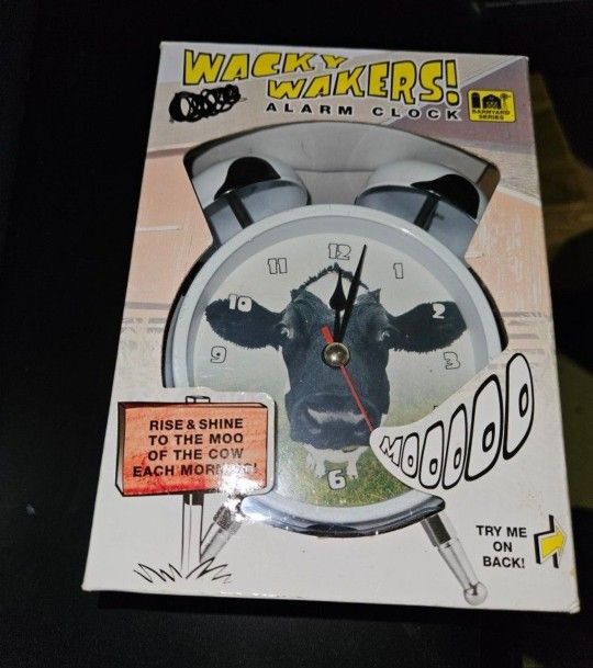 Cow Themed Alarm Clock