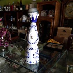 Empty Tequila Azul Bottles 