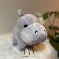 Bellzi Hippo Cute Stuffed Animal Plush Toy - Adorable Soft 