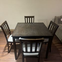 Dining Table With 4 Chairs