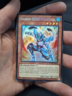 Yugioh! Masked HERO Fountain BLGG-EN029 NEAR MINT OR BETTER.