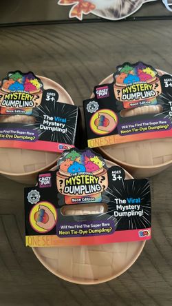 Neon tie dye  dumpling Mystery dumpling  neon edition Rms
