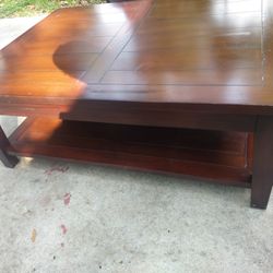 Large Wood Coffee Table ($75 OBO)
