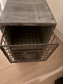 Rustic Desk Storage