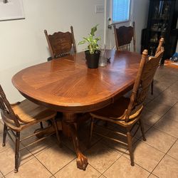Wooden Dining Table (Expandable)