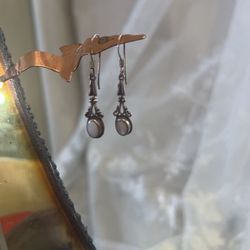 925 Vantage Dangle Silver With Genuine 🌙 Moonstone 