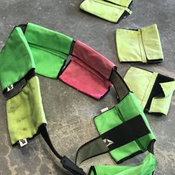 Sherwood Weight Belt With 9 Velcro Pouches 
