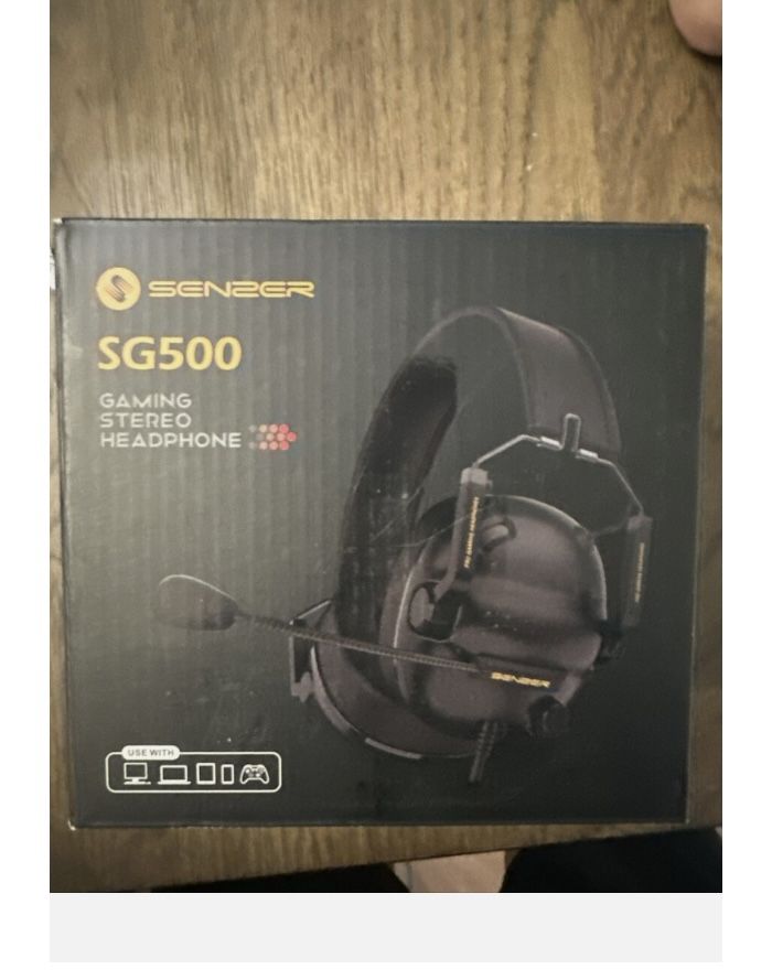 SENZER SG550 USB Gaming Headset for PC, 7.1 Surround Sound Headset for Computer