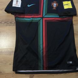 Portugal Away 2018 Jersey World Cup Qualifiers Patches 