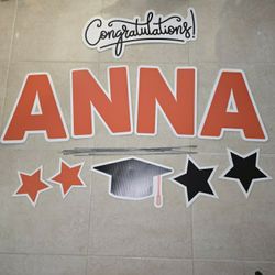 Grad Letters / Letras De Graduación