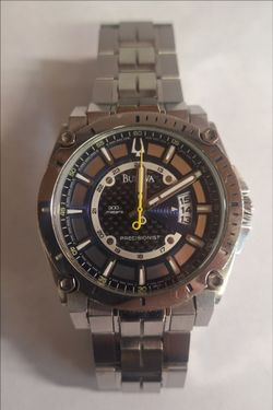 BULOVA GTS STAINLESS STEEL WATCH C877657