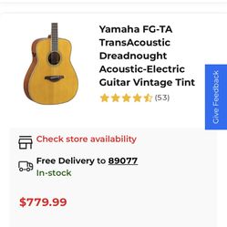 Yamaha Acoustic/Electric Guitar