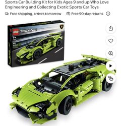 New. LEGO Technic Lamborghini Huracan Tecnica 42161 Advanced Sports Car Building Kit for Kids Ages 9 and up