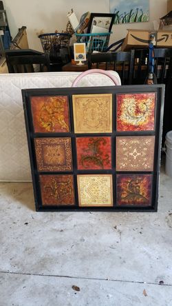 Decorative hanging frame