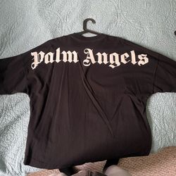 Black Oversized Palm Angels T-shirt