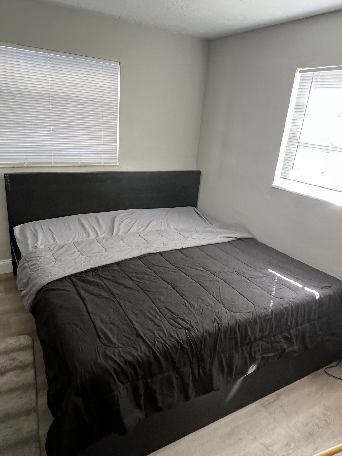 King Size Bed Frame And Mattress 