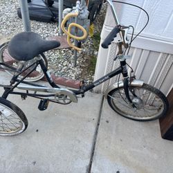 Vintage Sears Tote Cycle Folding Bicycle